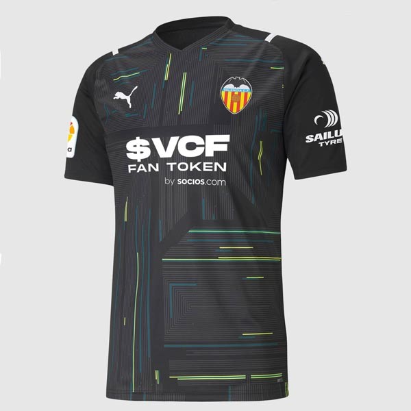 Tailandia Camiseta Valencia Portero 2021-2022 Negro